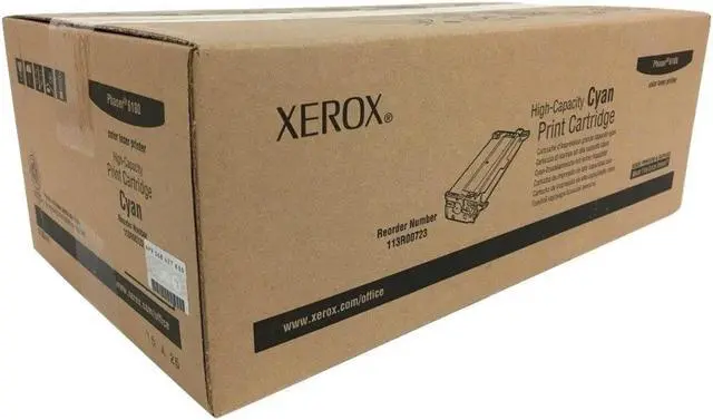 Alt view image 6 of 18 - Xerox High Capacity Cyan Toner Cartridge (6 000 Yield) 113R00723