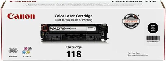 Alt view image 3 of 4 - 2662B001 Canon Usa Canon Cartridge 118 Black Toner - For Canon Imageclass Lbp7200cdn, Lbp7660cdn, M