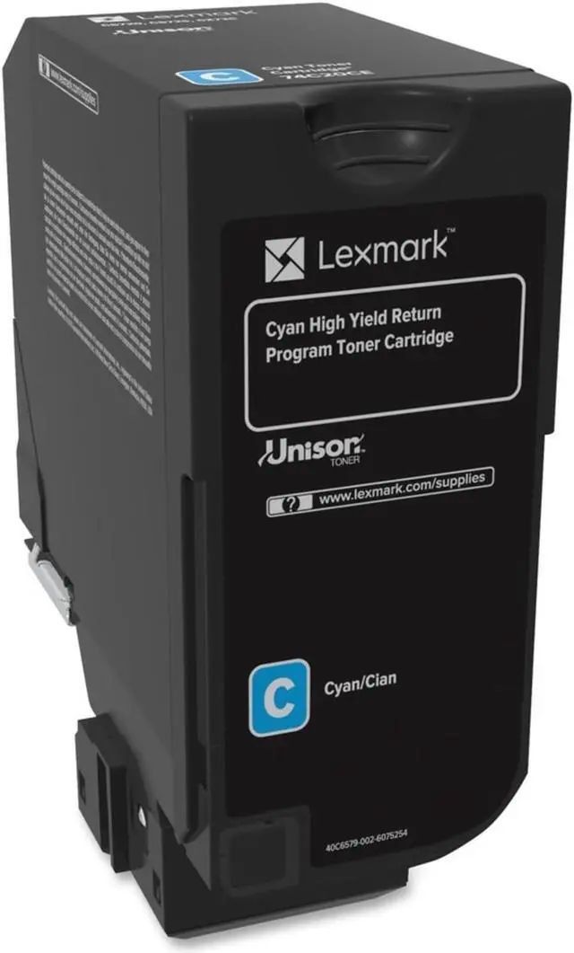 Alt view image 2 of 2 - LEXMARK - BPD SUPPLIES 74C1HC0 CYAN TONER CARTRIDGE FOR CS725
