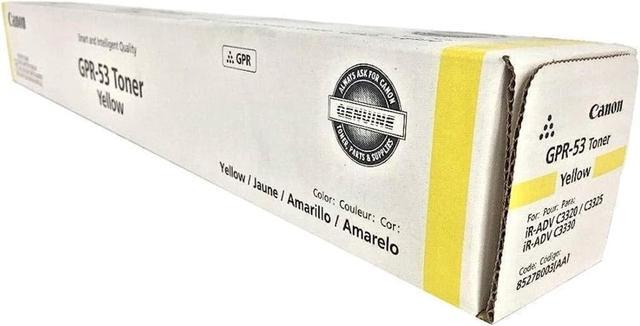 Alt view image 5 of 7 - Canon GPR-53 Original Toner Cartridge - Yellow - Laser - 19000 Pages - 1 Each