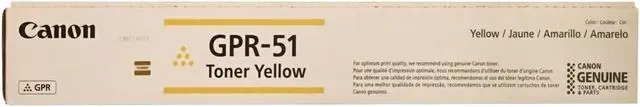 Alt view image 4 of 5 - Canon GPR-51 8519B003 ImageRunner Advance C250 C255 C256 C350 C355 C356 Toner Cartridge (Yellow) in Retail Packaging