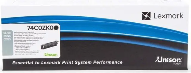 Alt view image 19 of 19 - LEXMARK 74C0ZK0 Black Return Program Imaging Unit