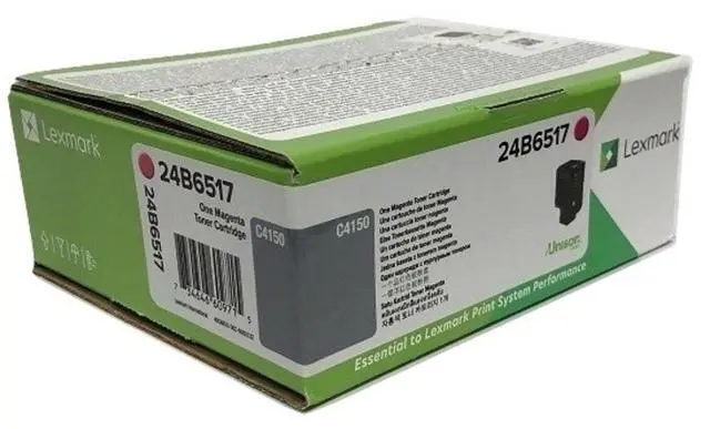 Alt view image 5 of 5 - Lexmark Magenta High Yield Toner Cartridge for Lexmark 24B6517 C4150