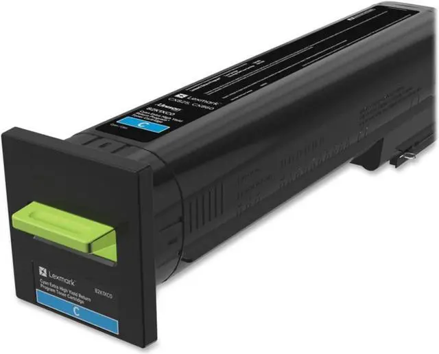 Alt view image 9 of 14 - Lexmark 82K1XC0 Extra High Yield Return Program Toner Cartridge - Cyan
