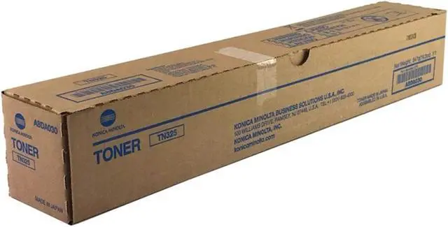 Alt view image 2 of 2 - Black Toner Cartridge for Konica Minolta TN-325 bizhub 308, bizhub 368, Genuine Konica Minolta Brand