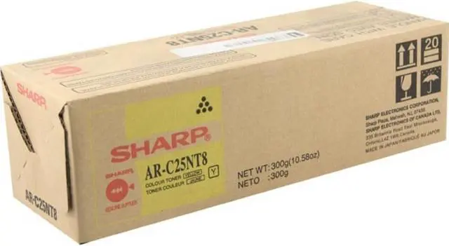 Alt view image 4 of 4 - Sharp Yellow Toner Cartridge