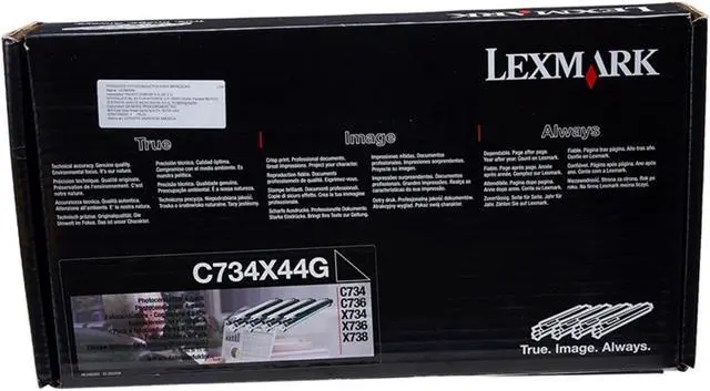 Alt view image 6 of 8 - Lexmark Photoconductor Unit 20K Yield f/C734/736/X734/736/738 Black C734X44G