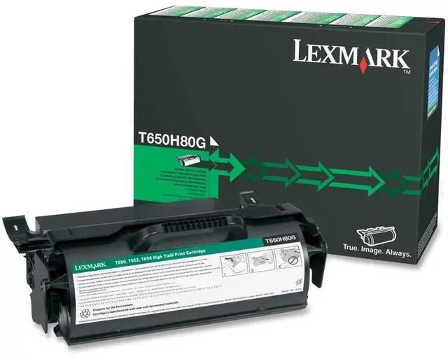 Alt view image 5 of 12 - Lexmark T650H80G High Yield Toner Cartridge - Black