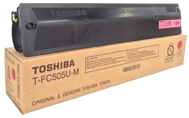 Alt view image 3 of 3 - Toshiba T-FC505U-M Magenta Toner Cartridge
