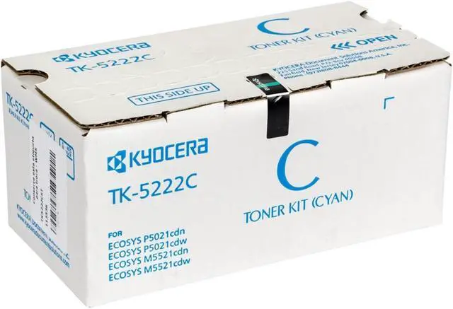 Main image of Kyocera Tk5222c Toner Cartridge, F/ 5021/5521, 1200 Page Yield, Cyn