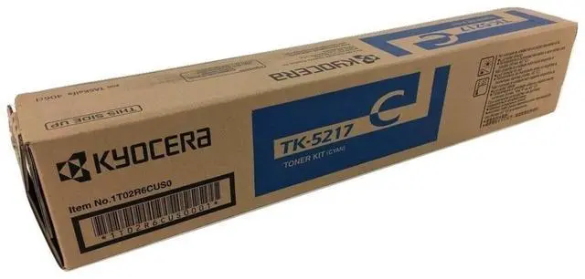Alt view image 2 of 7 - Cyan Toner Cartridge for Kyocera TK-5217C TASKalfa 406ci, Genuine Kyocera Brand