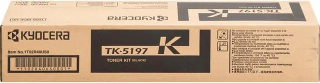 Main image of Black Toner Cartridge for Kyocera TK-5197K TASKalfa 306ci, TASKalfa 307ci, TASKalfa 308ci, Genuine Kyocera Brand