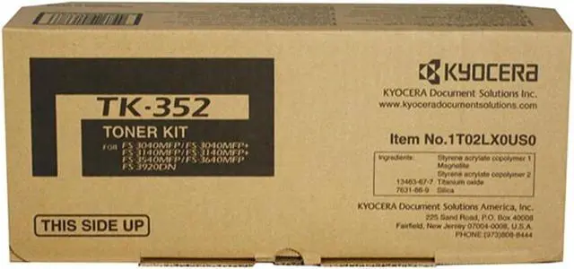 Alt view image 17 of 17 - Kyocera Mita TK-352 Toner Cartridge - Black - OEM