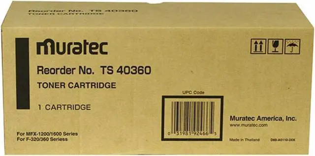 Main image of Muratec TS40360 Black Compatible Laser Toner Cartridge