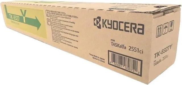 Alt view image 2 of 4 - Kyocera KYOTK8327Y Taskalfa 2551CI - TK8327 Standard Yellow Toner Cartridge