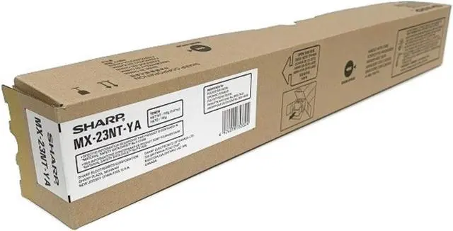 Alt view image 4 of 4 - Yellow Toner Cartridge for Sharp MX-23NT-YA MX-2310U, MX-2616N, MX-3111U, MX-3116N, Genuine Sharp Brand