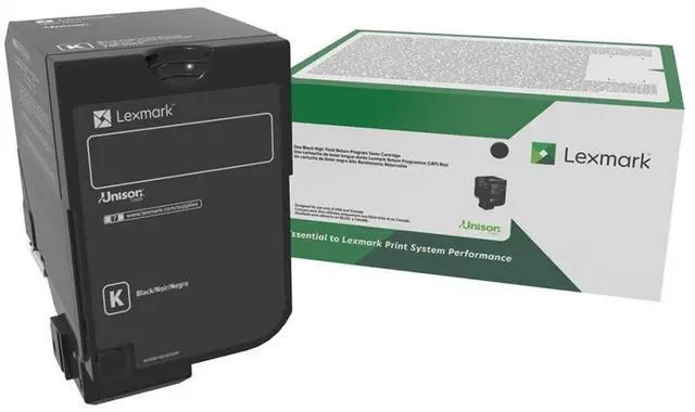 Alt view image 6 of 6 - Lexmark 74C1SK0 Return Program Toner Cartridge - Black