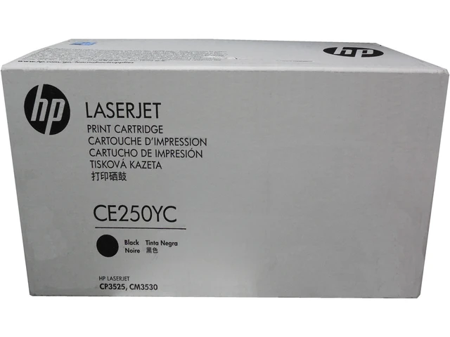 Alt view image 2 of 2 - HP Laserjet CP3525 CM3530 Average Yield 5000 Pages Black Toner Cartridge CE250YC Ink & Toners