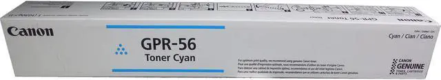 Alt view image 2 of 5 - Canon GPR-56 Toner Bottle Cartridge - Laser - Cyan - 66500 Pages - 1 Each