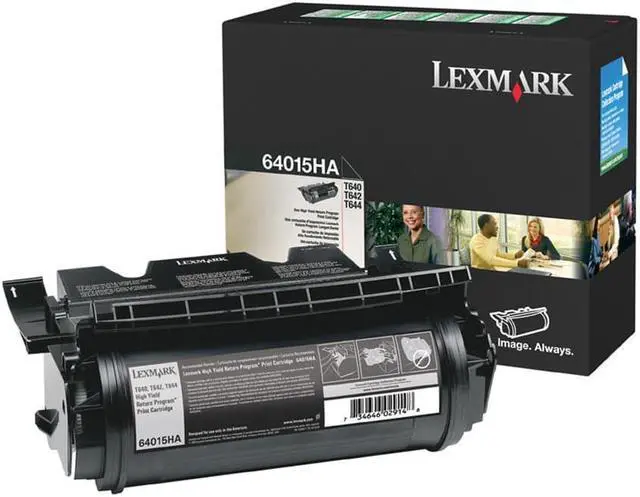 Alt view image 2 of 11 - Lexmark International LEX64015HA Print Cartridge- High Yield- 21000 Page Yield- Black