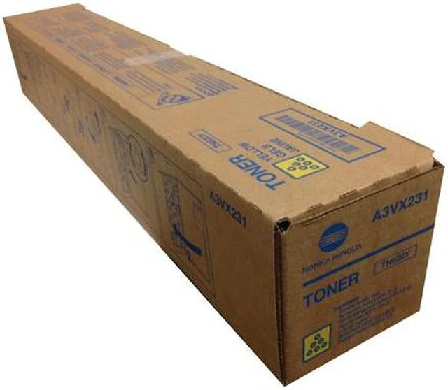 Alt view image 3 of 3 - Konica Minolta A3VX231 Yellow Toner Cartridge