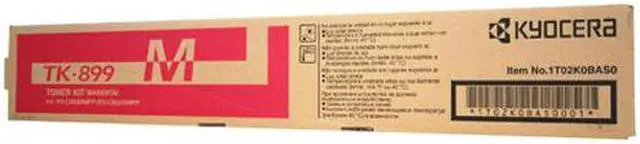 Alt view image 5 of 6 - Kyocera 1T02K0BCS0 Model TK-899M Magenta Toner Cartridge, Compatible with Kyocera/Copystar CS-205C, CS-255C, FS-C8025MFP, FS-C8520MFP, FS-C8525MFP, TASKalfa 205c, 255 and 255c Multifunctional Printers