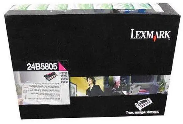 Alt view image 5 of 9 - Magenta Toner Cartridge for Lexmark 24B5805 CS748de, XS734de, XS736de, XS748de, Genuine Lexmark Brand