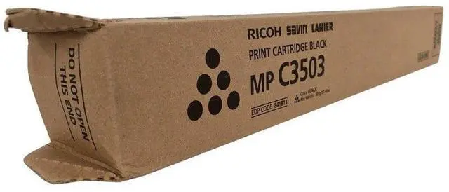 Alt view image 2 of 8 - RICOH BLACK TONER CARTRIDGE FOR USE IN MPC3003 MPC3004 MPC3004EX MPC3503 MPC3504