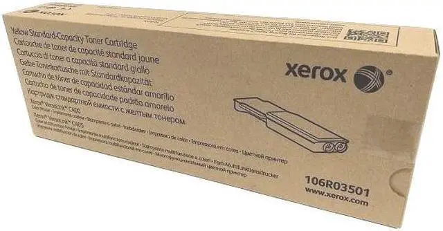 Alt view image 7 of 20 - Xerox 106R03501 Toner Cartridge - Yellow
