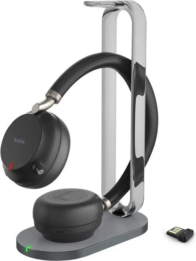 Main image of Yealink BH72 Bluetooth Headset with Charging Stand Teams Black USB-A