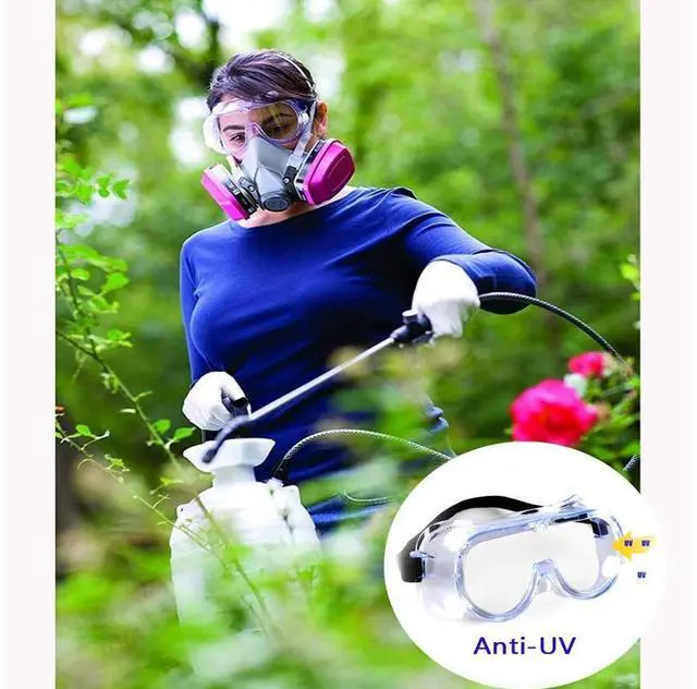 Alt view image 5 of 7 - 2 Packs Eyewear Protective Safety Glasses Splash Safety Goggles for Chemical Lab Technic Safety Polycarbonate Anti-Fog Lenses