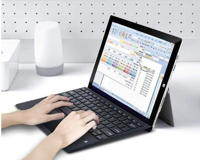 Alt view image 2 of 6 - Microsoft Surface Pro 7 / Pro 6 / Surface Pro 5 / Pro 4 / Pro 3 Type Cover Case Ultra-Slim Portable Wireless Bluetooth Keyboard with Trackpad for Surface Pro 7 / Pro 6 / Surface Pro 5 / Pro 4 / Pro 3