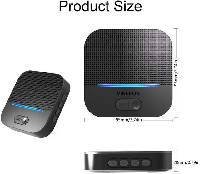 Alt view image 4 of 7 - Bluetooth 5.0 Receiver, 3D Surround aptX Low Latency HiFi Wireless Audio Adapter 20H Playtime Handsfree Call RCA AUX 3.5mm Output for Car Speaker Home Amplifier Music Streaming Stereo System, Pair 2