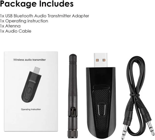 Alt view image 7 of 7 - WERLEO Aptx Low Latency USB Bluetooth Audio Transmitter Adapter for TV PC Laptop Mac PS4 Nintendo Switch Wireless Audio Dongle with Antenna Pair 2 Headphones Simultaneously No Lip Sync Delay