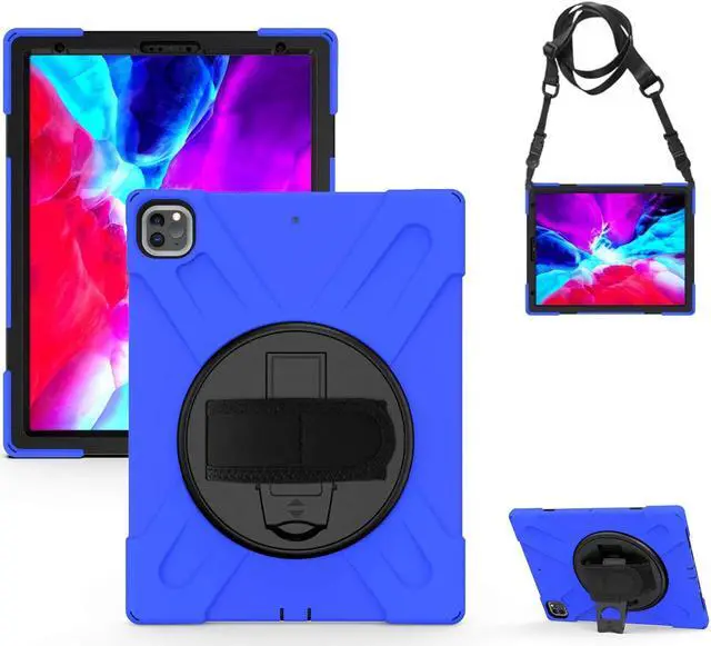 Alt view image 4 of 6 - iPad Pro 12.9 Case 2020 & 2018 Shockproof 360 Degree Rotatable Kickstand Protective Cover for iPad Pro 12.9" 4th Gen 2020 / 3rd Gen 2018