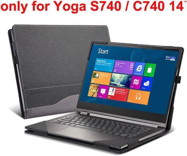 Main image of Case For Lenovo Yoga S740 C740 14 Inch Protective Hard Shell Tablet Cover Notebook Skin Sleeve Detachable with Pen Holder for Yoga C740 / S740 14"