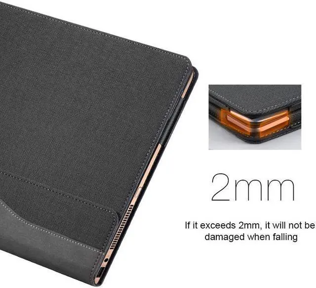 Alt view image 3 of 7 - Case For MateBook X Pro 13.9 inch 2020 Protective Tablet Cover Notebook Skin Sleeve with Pen Holder for HuaWei MateBook X Pro 13.9" 2020