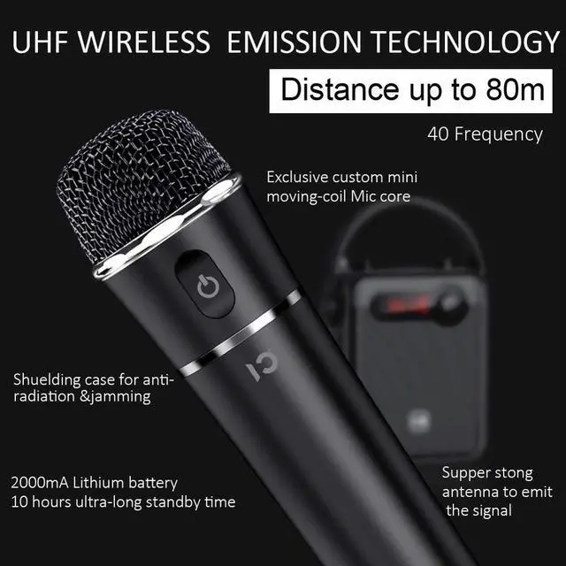 Alt view image 3 of 7 - Bluetooth Voice Amplifier 25W Portable Outdoor Bluetooth Speaker With Rechargeable Wireless Handheld Microphone Supports TWS FM AUX USB TF Card Perfect for Teaching Karaoke Live Performance Party Meet
