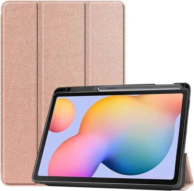 Main image of Case for Galaxy Tab S6 Lite 10.4 inch PU Leather Smart Cover with Stand & Pen Holder for Samsung Galaxy Tab S6 Lite 10.4 2020 2022 SM-P610/P613/P615/P619