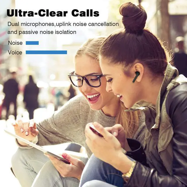 Alt view image 6 of 7 - Wireless Earbuds Werleo Bluetooth 5.0 Earbuds Headphones True Wireless Stereo Earphones with 30Hrs Playtime Hi-Fi Sound Bluetooth Headset with Charging Case One-Step Pairing