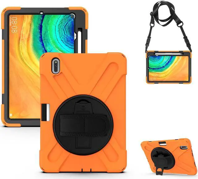 Main image of Case for Huawei MatePad Pro 10.8 Inch Tablet Heavy Duty Shockproof Rugged Protective Cover with 360 Degree Rotating Pencil Holder / Hand Strap / Shoulder Strap