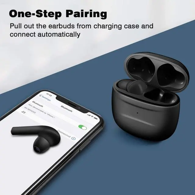 Alt view image 2 of 7 - Wireless Earbuds Werleo Bluetooth 5.0 Earbuds Headphones True Wireless Stereo Earphones with 30Hrs Playtime Hi-Fi Sound Bluetooth Headset with Charging Case One-Step Pairing