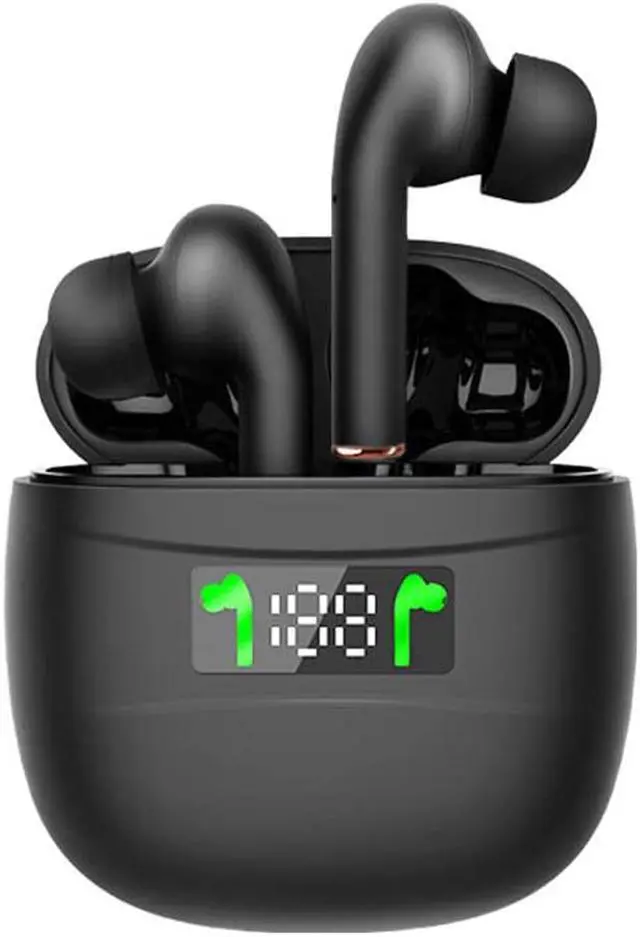 Main image of Wireless Earbuds Bluetooth 5.0 IPX7 Waterproof Headphones with Digital Intelligence LED Display Charging Case HD Stereo Built-in Mic in-Ear Sports Earphones 80 Hrs Playtime for Running Gym Office
