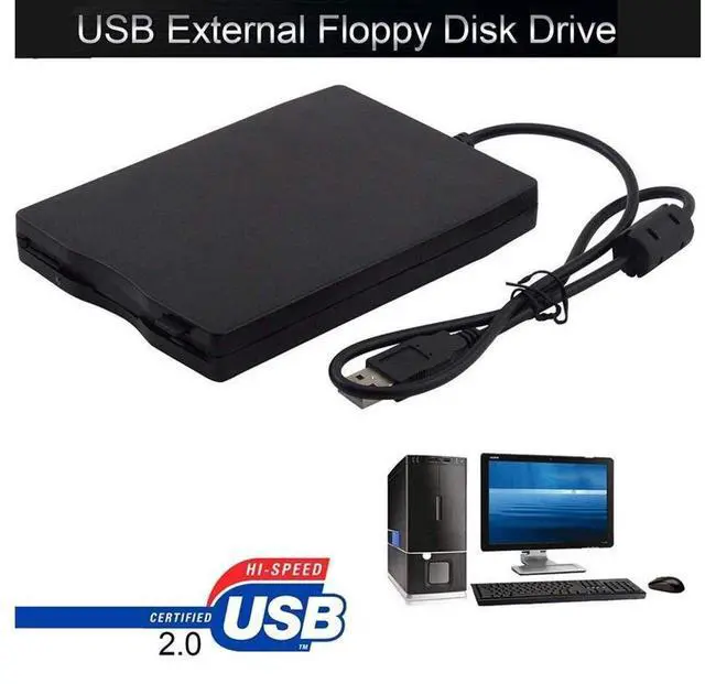 Main image of 3.5" USB External FDD Floppy Disk Drive Portable 1.44 MB 2HD for PC Windows 98/ME/2000/XP/Vista/Windows 7/8/10,for Mac