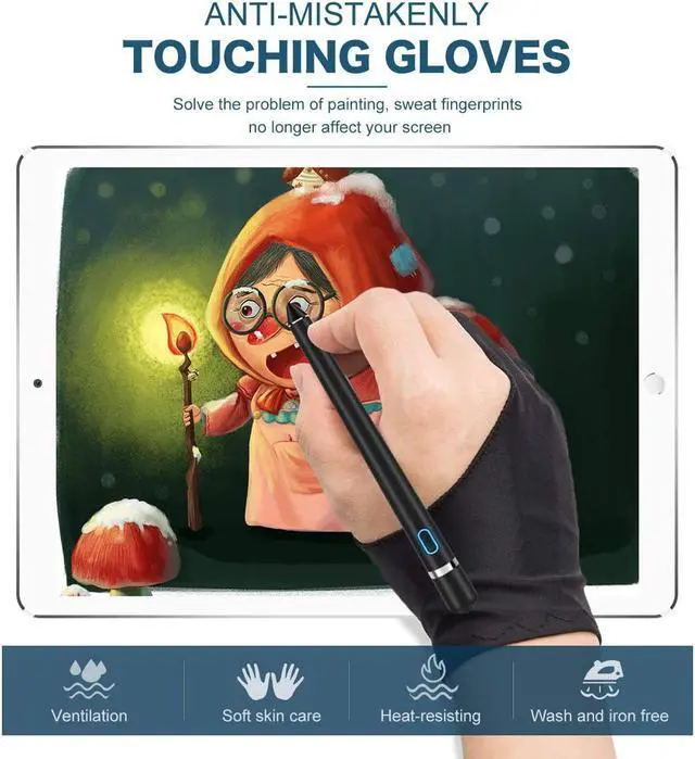 Alt view image 5 of 7 - Stylus Pens for Touch Screens 1.45mm High Precision and Sensitivity Point IPad Pencil Fine Point Active Smart Digital Pen for Tablet Work at iOS and Android Touch Screen