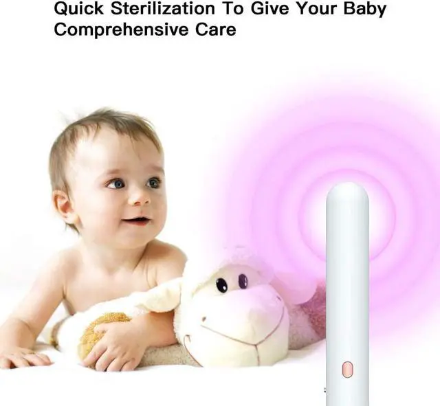 Alt view image 4 of 7 - UV Light Sanitizer New Ultraviolet Portable Disinfection Lamp Sterilizer Wand Handheld Efficient Professional Disinfector for Hotel, Wardrobe, Toilet, Office