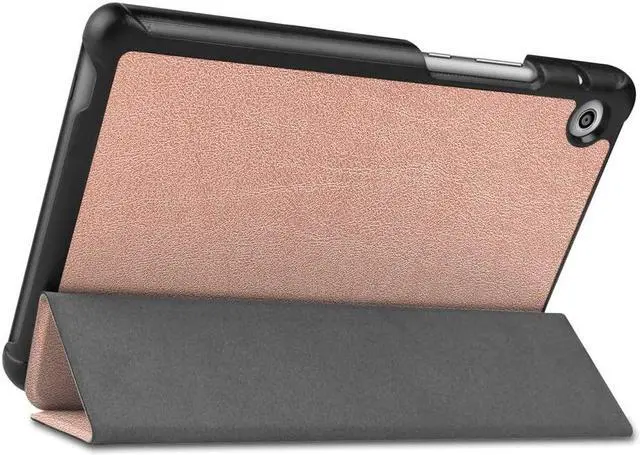 Alt view image 5 of 7 - PU Leather Case for Huawei MatePad T8 8.0 inch Model Kobe2-L03 KOB2-L09 Protective Slim Cover with Multiple Viewing Angles Stand