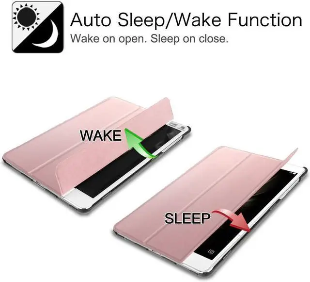 Alt view image 5 of 7 - Case for ASUS ZenPad 3S 10 Z500M (NOT FIT Model# Z500KL) - [Slim Shell] Ultra Lightweight Stand Cover with Auto Sleep / Wake for ASUS ZenPad 3S 10 (Z500M ONLY) 9.7 inch Tablet
