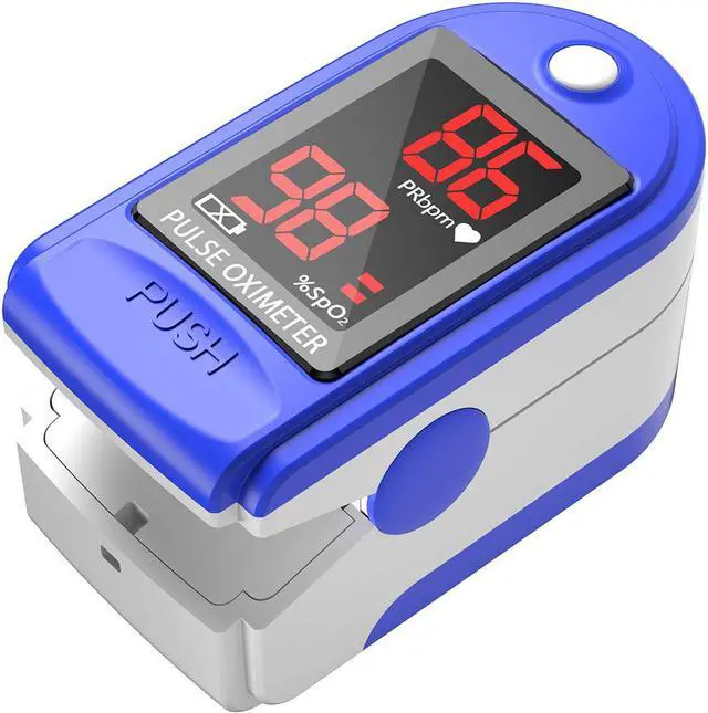 Main image of Pulse Oximeter Fingertip, Blood Oxygen Saturation Monitor with Pulse, Oximeter Finger Oxygen Readings, Accurate, Heart Rate and Fast Spo2 Reading Oxygen Meter, Portable