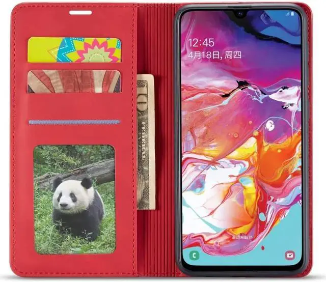 Alt view image 4 of 5 - Samsung Galaxy M10 Case Galaxy A10 Phone Leather Cover (Not Fit A10E) with Holder & Card Slots & Wallet  for Samsung Galaxy A10 6.2"